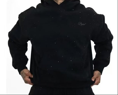 Strassstein Set - Hoodie und Hose unisex